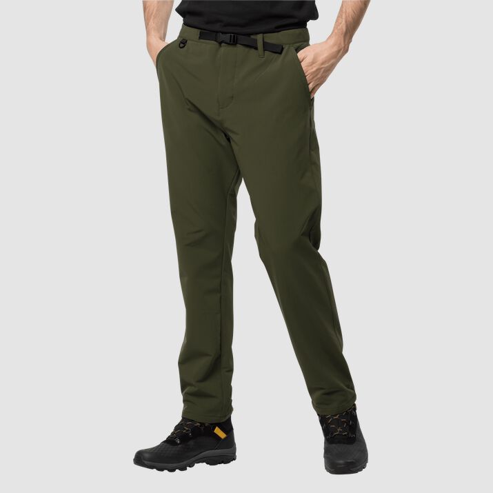 Jack Wolfskin Mens Winter Pants Green 563912KWN